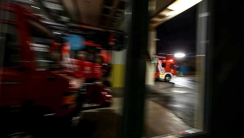 Mersin’de yolcu otobüsünde çıkan yangın söndürüldü